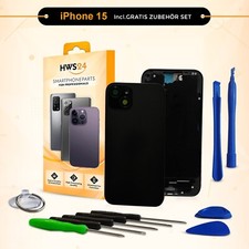 Back cover per iPhone 15 nera