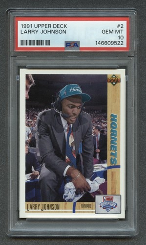 1991 larry johnson rookie psa - larry,