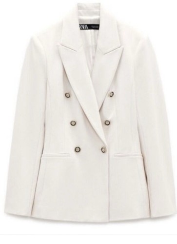 Blazer donna zara bianco - blazer,