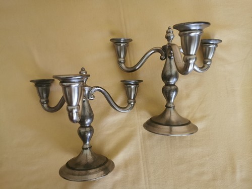 Coppia candelabri vintage - coppia, di