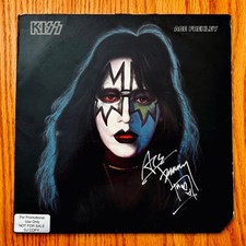 Album promozionale/DJ solista firmato KISS~ACE FREHLEY~Gibson Les Paul~Glam Rock~Spaceman