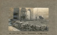 Bella fotografia amatoriale/originale,  la strada tra Menaggio e Porlezza 1900ca