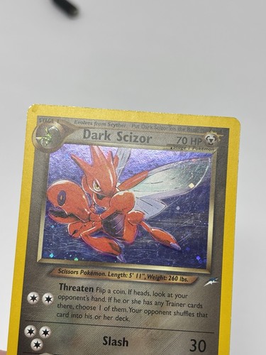 Dark scizor tcg - holo, carta