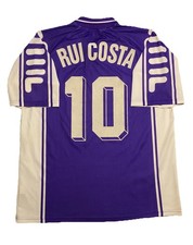 MAGLIA CALCIO AC FIORENTINA RUI COSTA 1999/00 FILA TOYOTA JERSEY TRIKOT MAILLOT