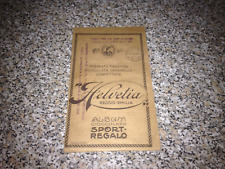ALBUM figurine SPORT REGALO HELVETIA 1924 Q.COMPLETO(-10 FIG) ORIGINALE OTTIMO