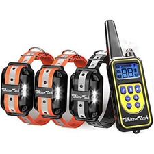 Collare Addestramento Cani Impermeabile Ricaricabile con Telecomando 800 m