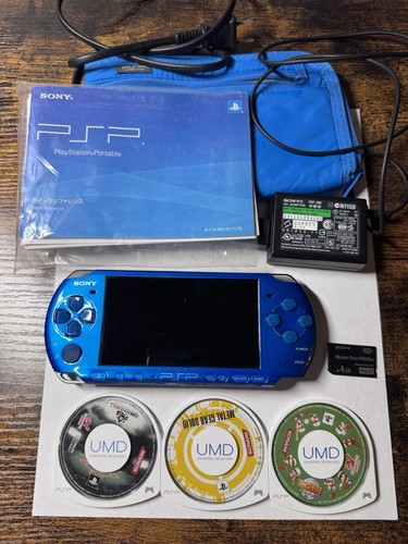 Sony psp 3000 blue funzionante - sony,
