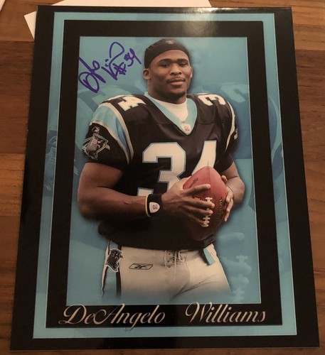 Autografo deangelo williams - autografo,