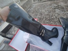 Scarpe da donna scarpa stivale Laura Biagiotti tacco largo ginocchio NERO TG. 39