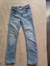 Okaidi 7 Anni Jeans Skinny Blu Chiaro per Ragazzo Ottime Condizioni