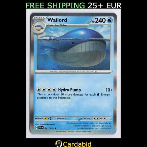 Wailord jtg 041 159 - wailord, #041/159