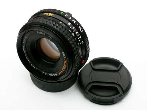 Claed minolta rokkor x 45 - minolta,