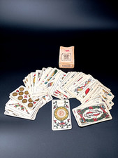 MAZZO DI CARTE TAROCCHI DA 78 VIASSONE TORINO 1926 PLYNG CARDS TAROCCO