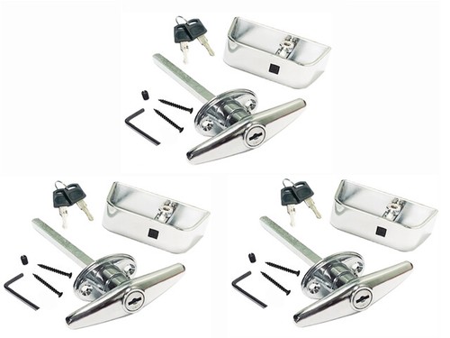 Set cromo maniglia t - cromo,