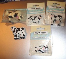 Mucche in resina artigianali