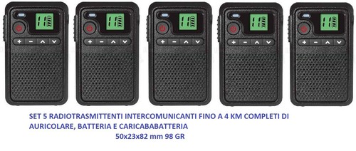 Set ricetrasmittenti pmr - set,