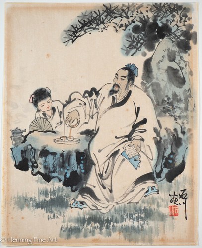Bellissimo acquerello asiatico