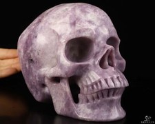 6.9" Lepidolite Carved Crystal