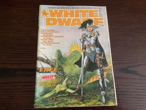 White dwarf magazine - white, vintage
