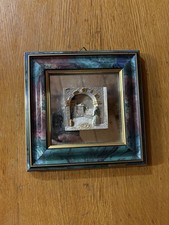 Quadro In Argento in Rilievo LABORE Dipinto A Mano