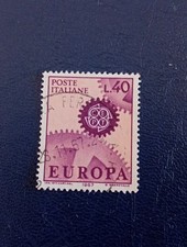 1967 Italia Repubblica Europa Unita CEPT ruote dentate ingranaggi n 1038 us28Nov