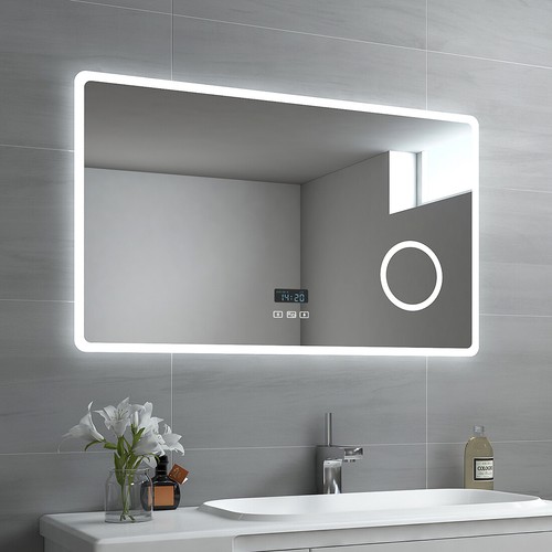 Specchio bagno led con - specchio, da