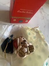 Thun Addobbo Teddy Natale Con Stella Cometa . Fuori Produzione. Ha La Scatola.