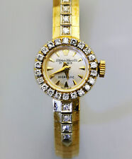OROLOGIO DA DONNA VINTAGE STIMA-NIVADA ORO 18KT CON BRILLANTI