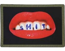 Tappeto Seletti Toiletpaper Teeth Shit