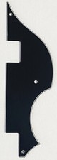 For Hofner Bass Style Bass Backguard per chitarra 3 strati nero