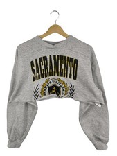 H&M Felpa Donna Tuta da ginnastica Taglia IT 40 grigio chiaro stile casual