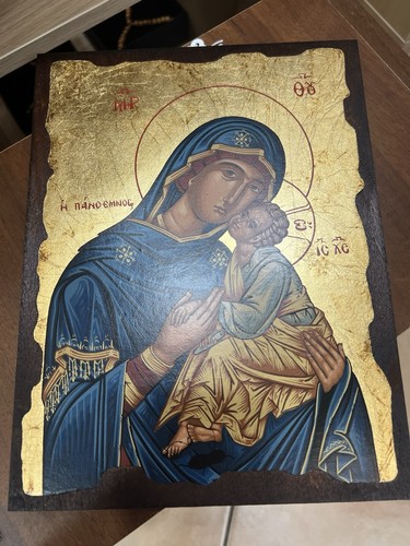 Icona greca madonna - greca, con