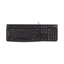 Logitech K120 Tastiera Cablata, Layout US Qwerty, Nero