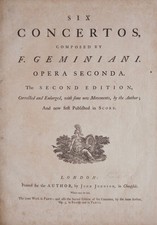 Francesco GEMINIANI / Six
