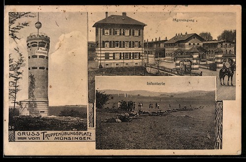 Münsingen campo di - ak, münsingen,