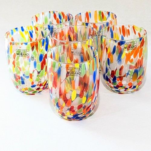 Bicchieri confetti soffiati - , a