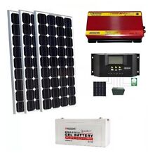 KIT FOTOVOLTAICO 3KW GIORNALIERO INVERTER 5000W PANNELLO ENERGIA SOLARE 300W