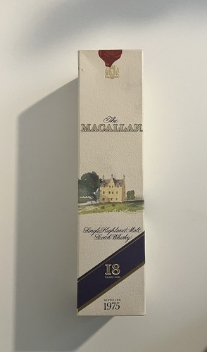 Macallan distilled 1975 18yo