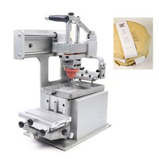 Dia. Macchina da stampa tampone tazza inchiostro 3,5" stampante manuale con tampone gomma 1 pz