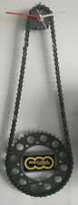 Orologio da parete fatto a mano, corona catena pignone moto