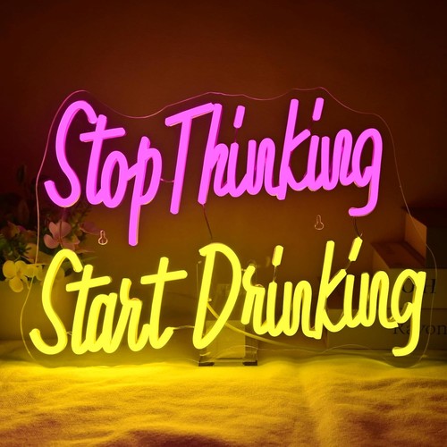 Thinking and start - and, drinking