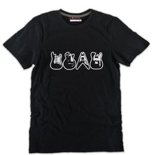 T-shirt Nera Chitarra modelli
