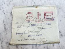 BUSTA VIAGGIATA CON LETTERA INTERNA FASCIO FASCISMO VECCHIO DOCUMENTO
