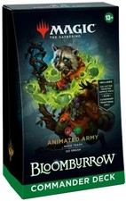 Magic Mazzo Commander  "Animated Army" Bloomburrow Inglese Sigillato Deck ENG