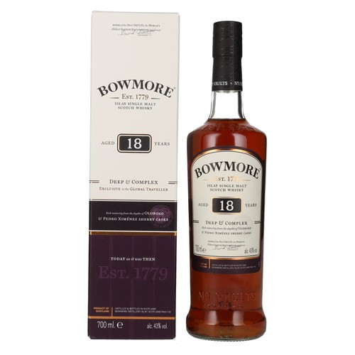 Bowmore years old deep - years,
