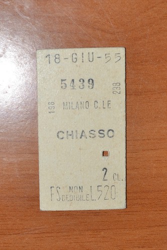 Biglietto treno ferrovie - treno,