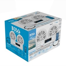 Boss Audio Systems MCK500WB.6 Marine Boat Stereo Sound System Speaker Package