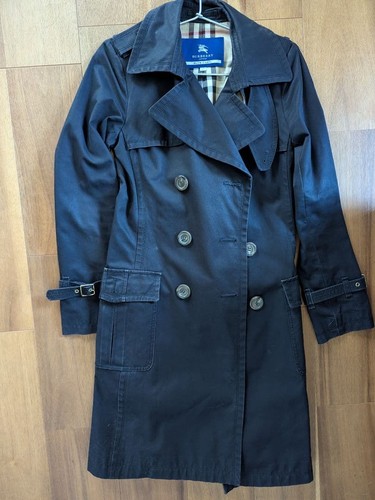Trench cappotto burberry blu - trench,