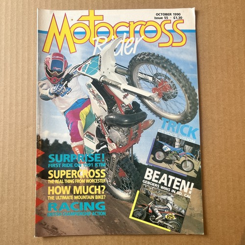Motocross rider oct 1990 - motocross,
