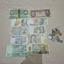 Lotto banconote 20 monete - 10, e